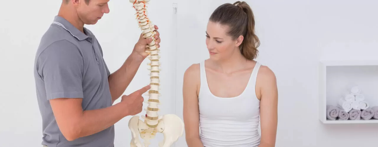 Physical Therapist Dealing With Herniated Discs